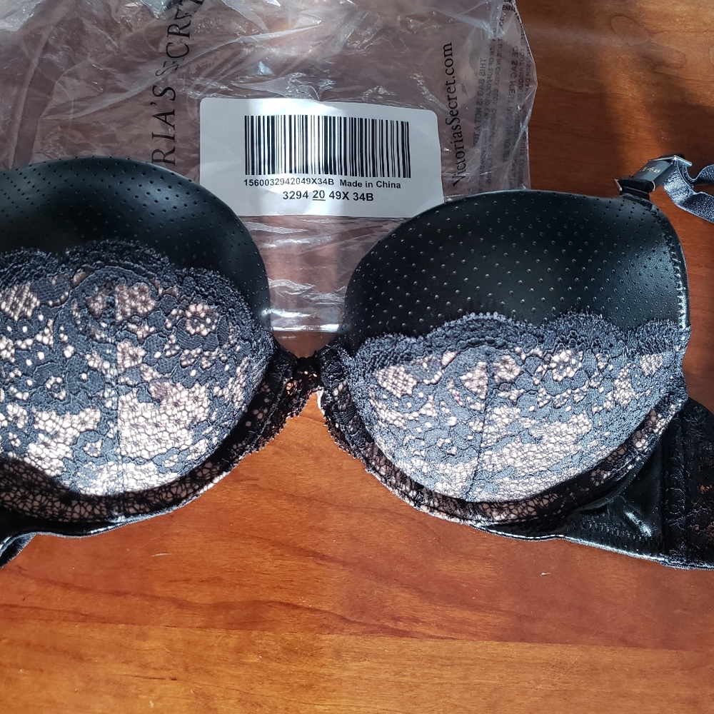 Victoria Secret faux leather bra